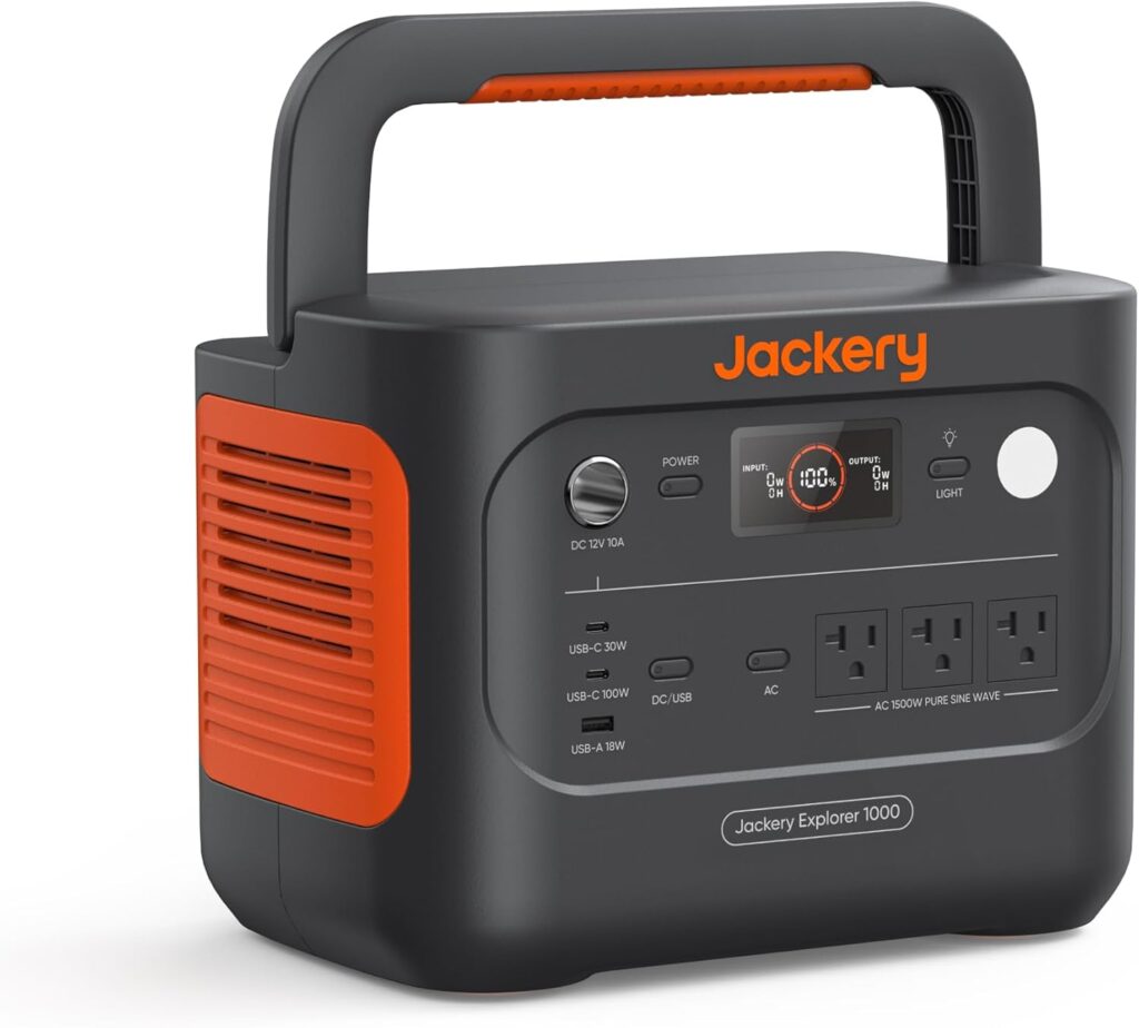 Jackery Explorer 1000 Power Station - Tailgating Essentials